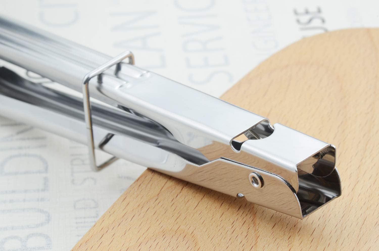 HINMAY stainless steel multi-use tongs ideal for kitchen and grilling