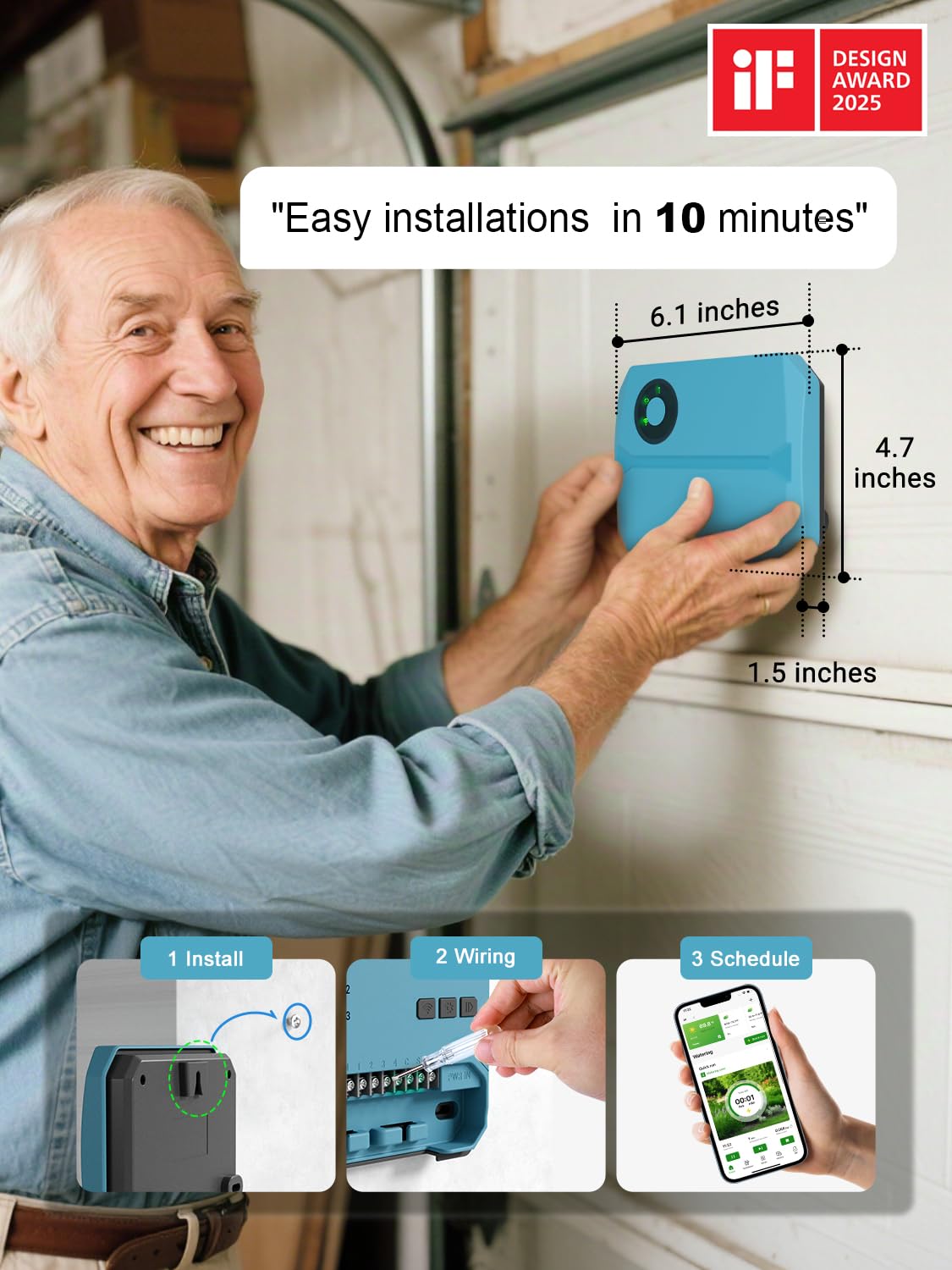 Weather skip feature demo for rain and wind protection
