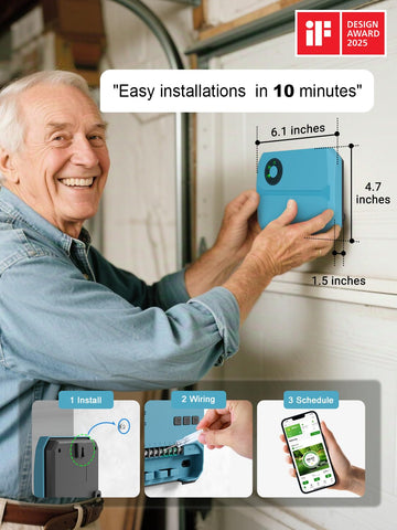 Weather skip feature demo for rain and wind protection
