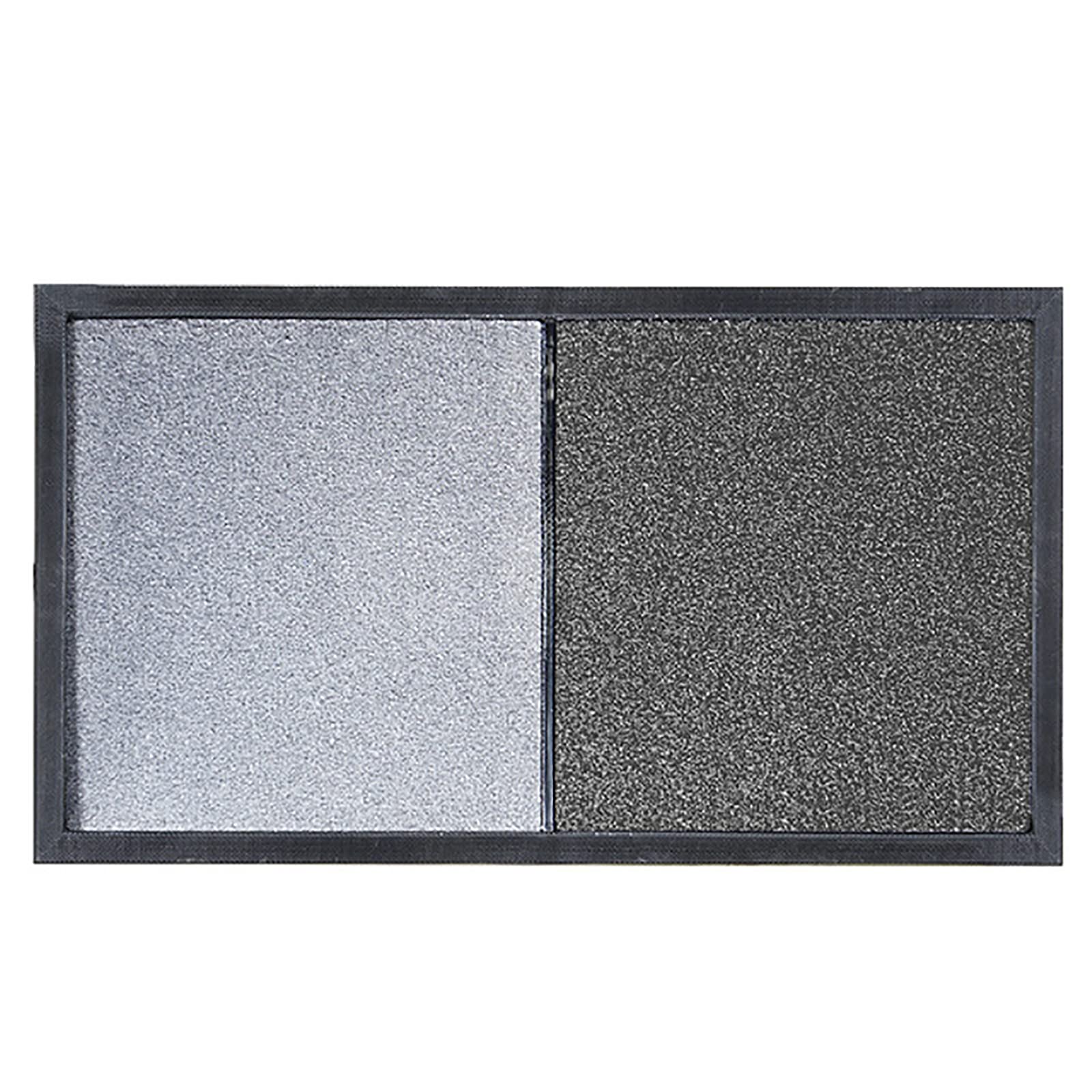 Hiocpl shoe sanitizer mat close-up shows durable PVA and microfiber construction.