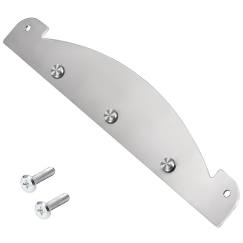 Hiorucet Austin XL heat deflector front view showing secure fit and seal.