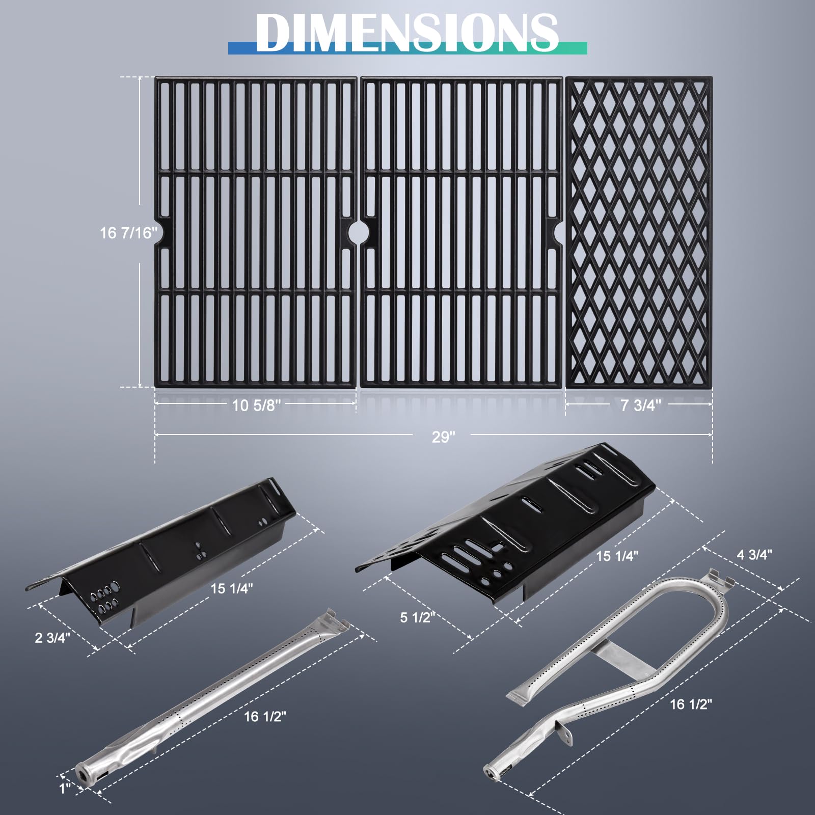 Hiorucet burner tube replacement ensures consistent flame for cooking.