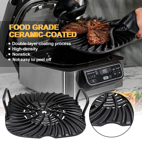 Hiorucet upgraded accessories pack compatible with Ninja Foodi 5-in-1 grills.