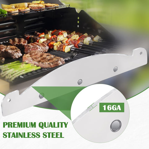 Hiorucet Pro Series heat deflector for consistent grate temps.