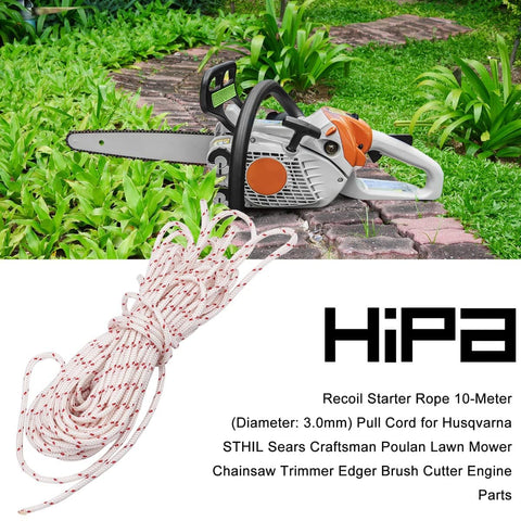 Hipa 10m pull cord for lawn gear replacements.