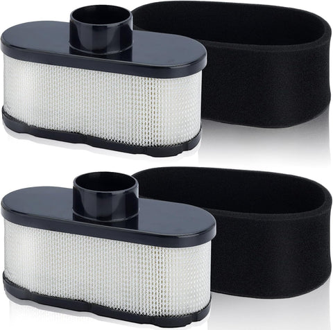 Hipa 11013-0752 FR691V air filter front view for Kawasaki engines; improves airflow.
