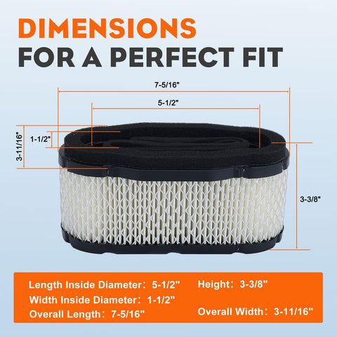 Hipa 11013-7027 air filter for Kawasaki FH721V extends service life of the engine.