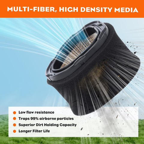 Hipa 12-083-05-S air filter packaging in hand highlights two-pack value