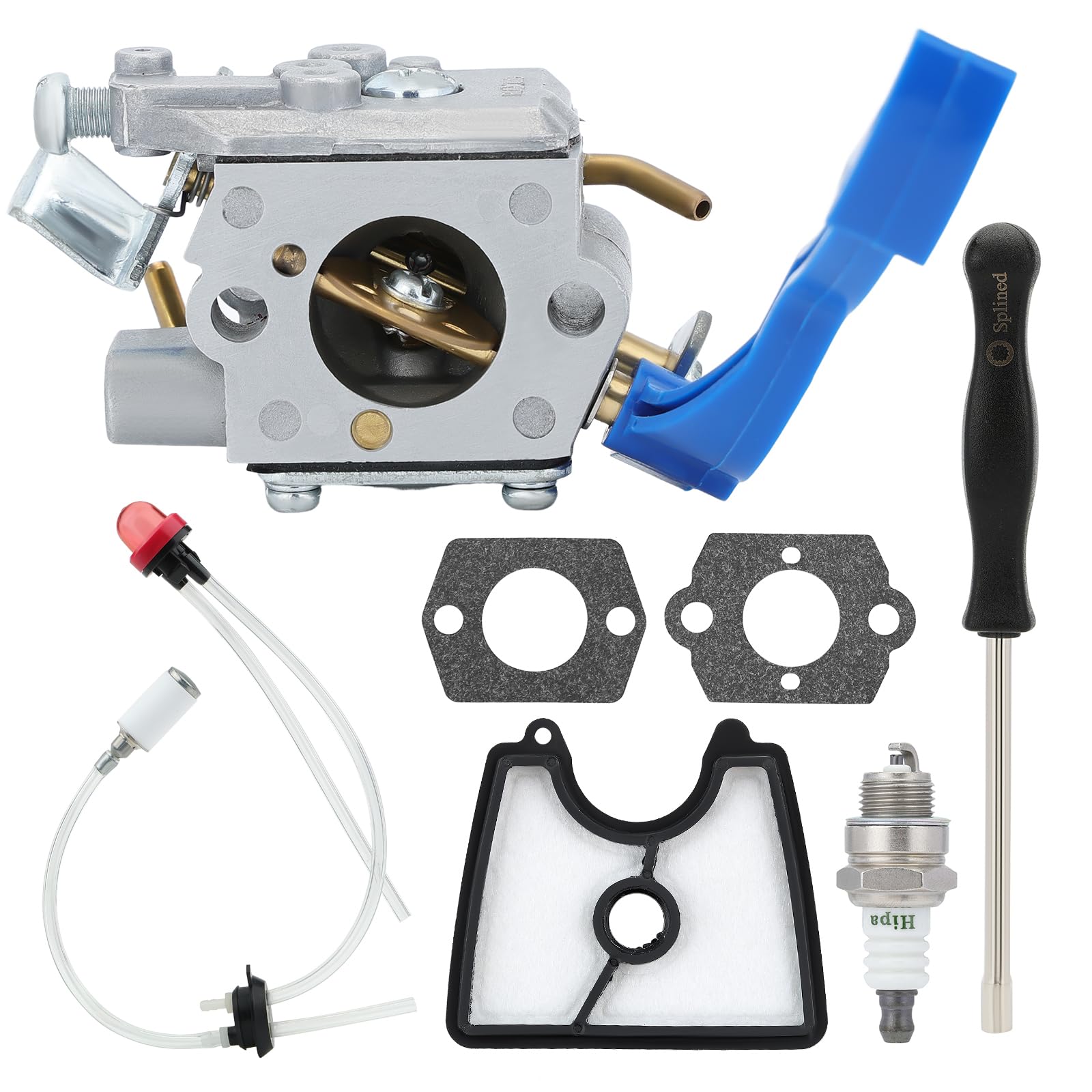 Hipa 125B carburetor kit for Husqvarna ensures smoother throttle response.