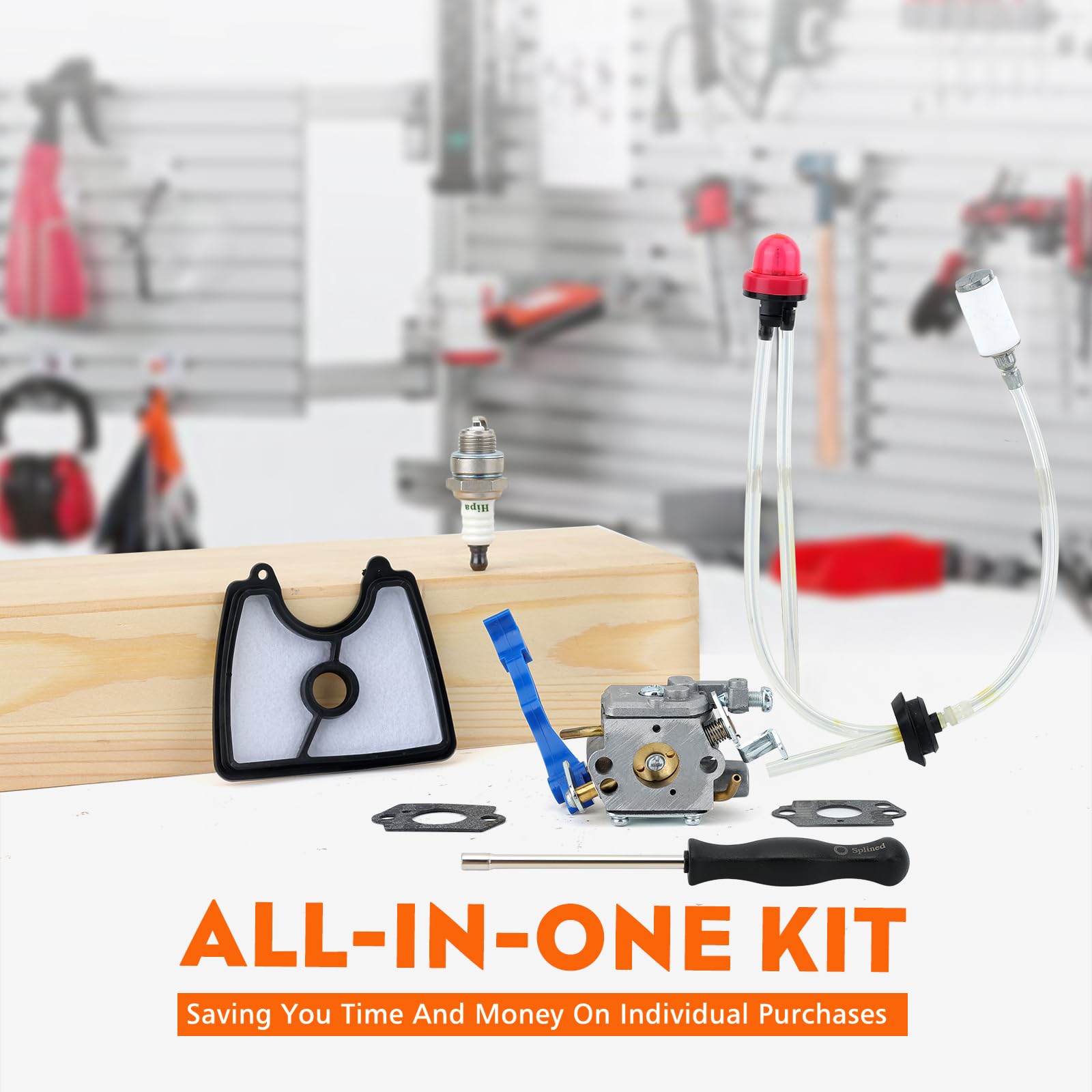 Hipa 125B fuel line kit maintains steady fuel delivery for reliable operation.
