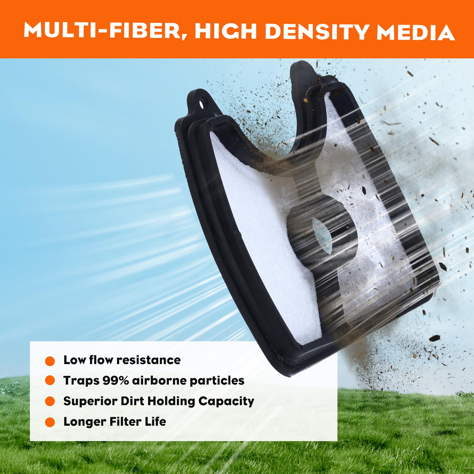 Hipa 125BX air filter replacement maintains engine power