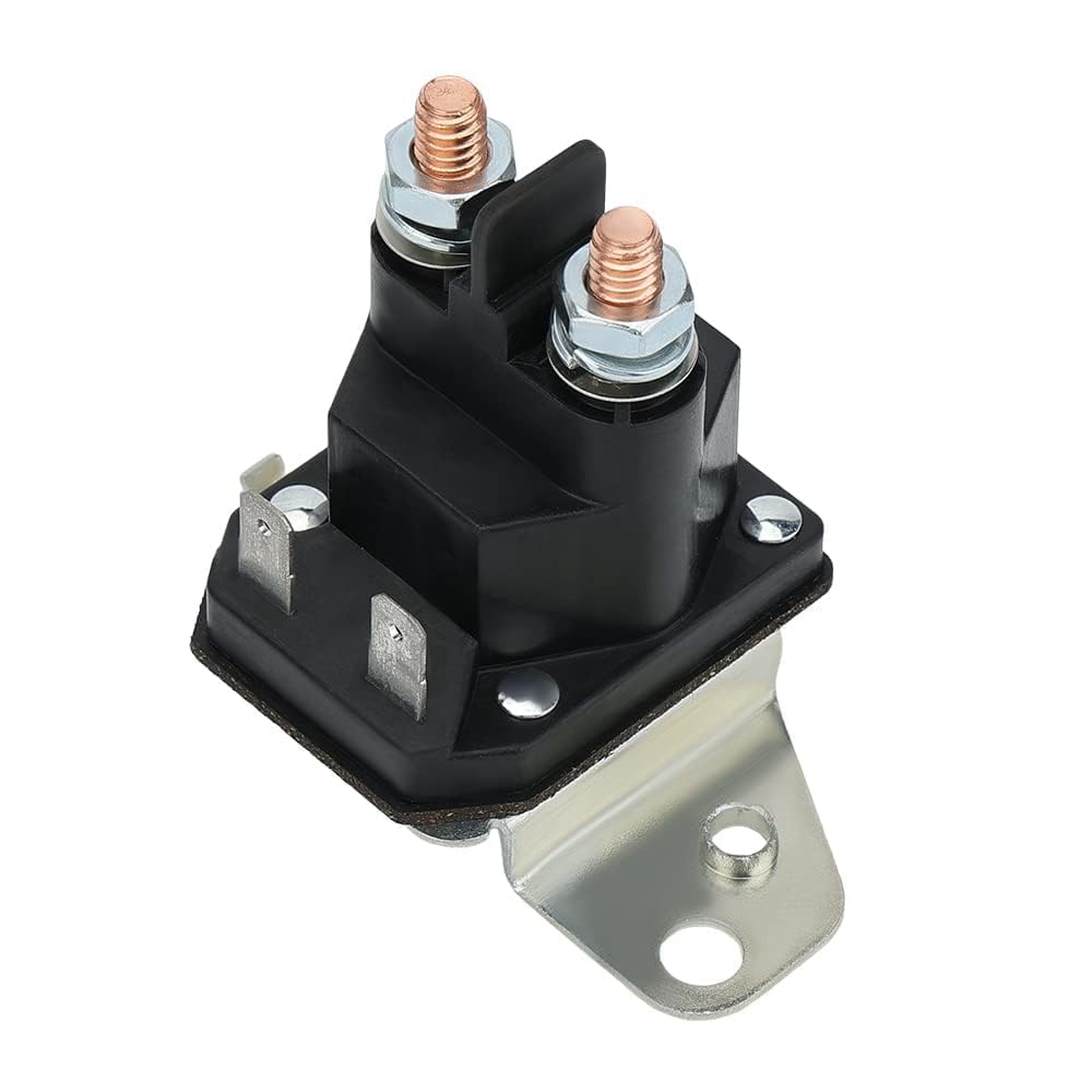 Hipa 12V starter solenoid installed on a lawn tractor for reliable starts