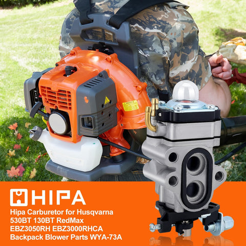 Hipa 130BT carburetor close-up showing precision components for reliability.