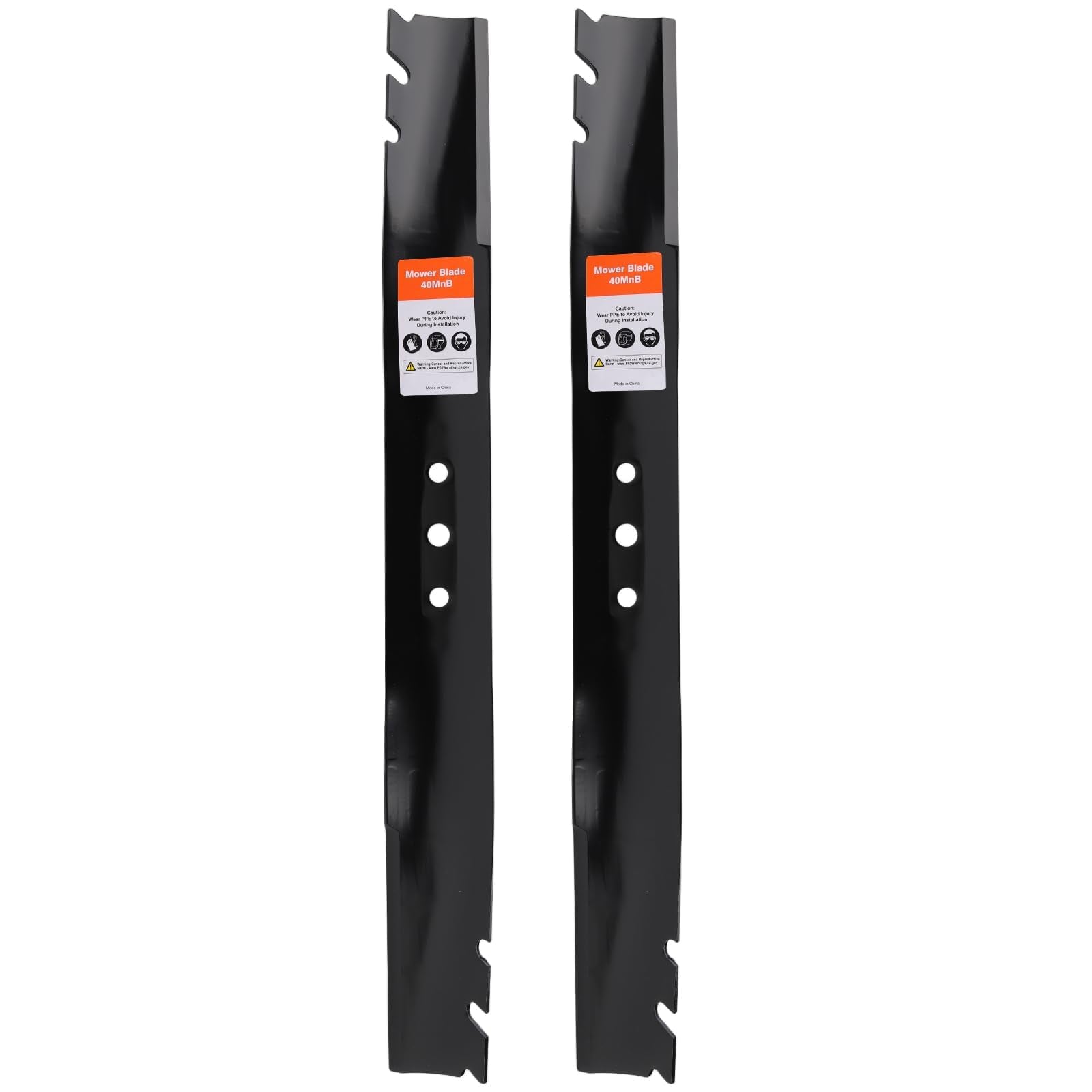 Hipa 131-4547-03 mulching blades for 22-inch Toro, efficient clipping performance.
