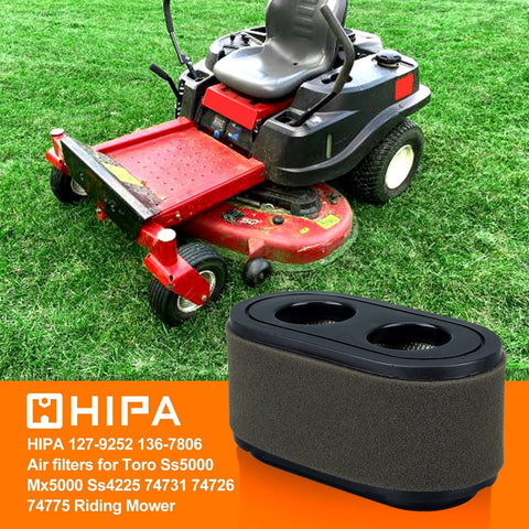 Hipa 136-7806 air filter for Timecutter with high-density media.