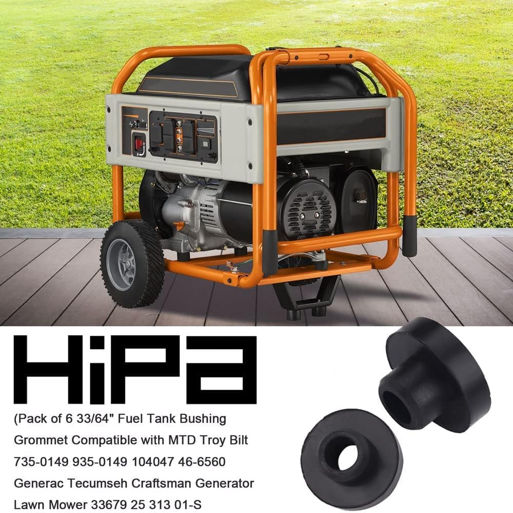 Hipa 13mm tank hole grommet close-up shows precise fit
