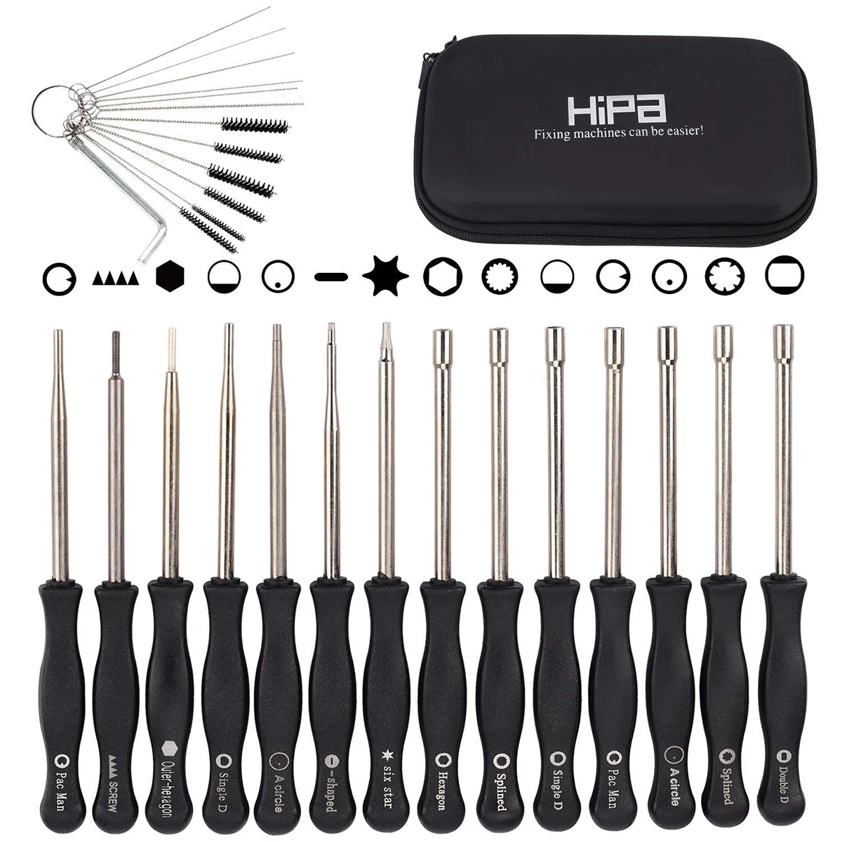 Hipa 14-piece carburetor tools set for versatile engine tuning