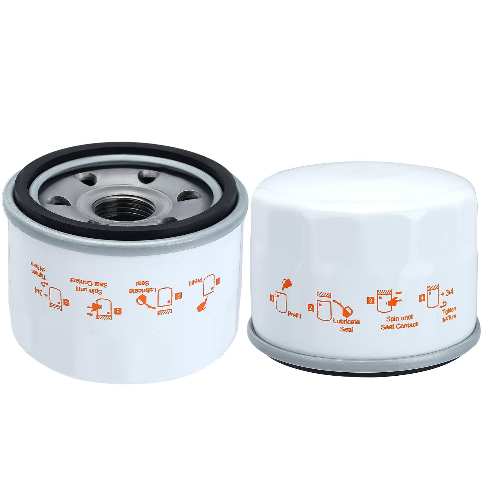 Hipa 2-pack 951-12690 oil filter front view for reliable MTD compatibility
