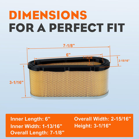 HIPA 2 pack air filter close up on multi fiber filtration media