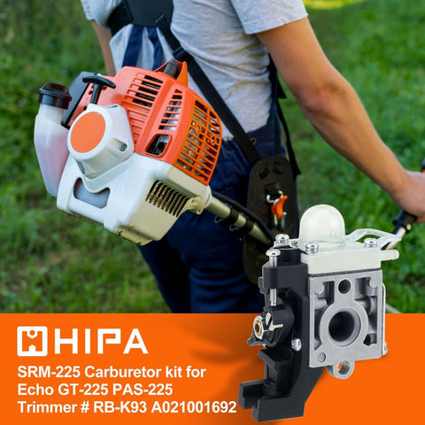 Hipa 225 carburetor packaging showing all-in-one tune-up kit contents.