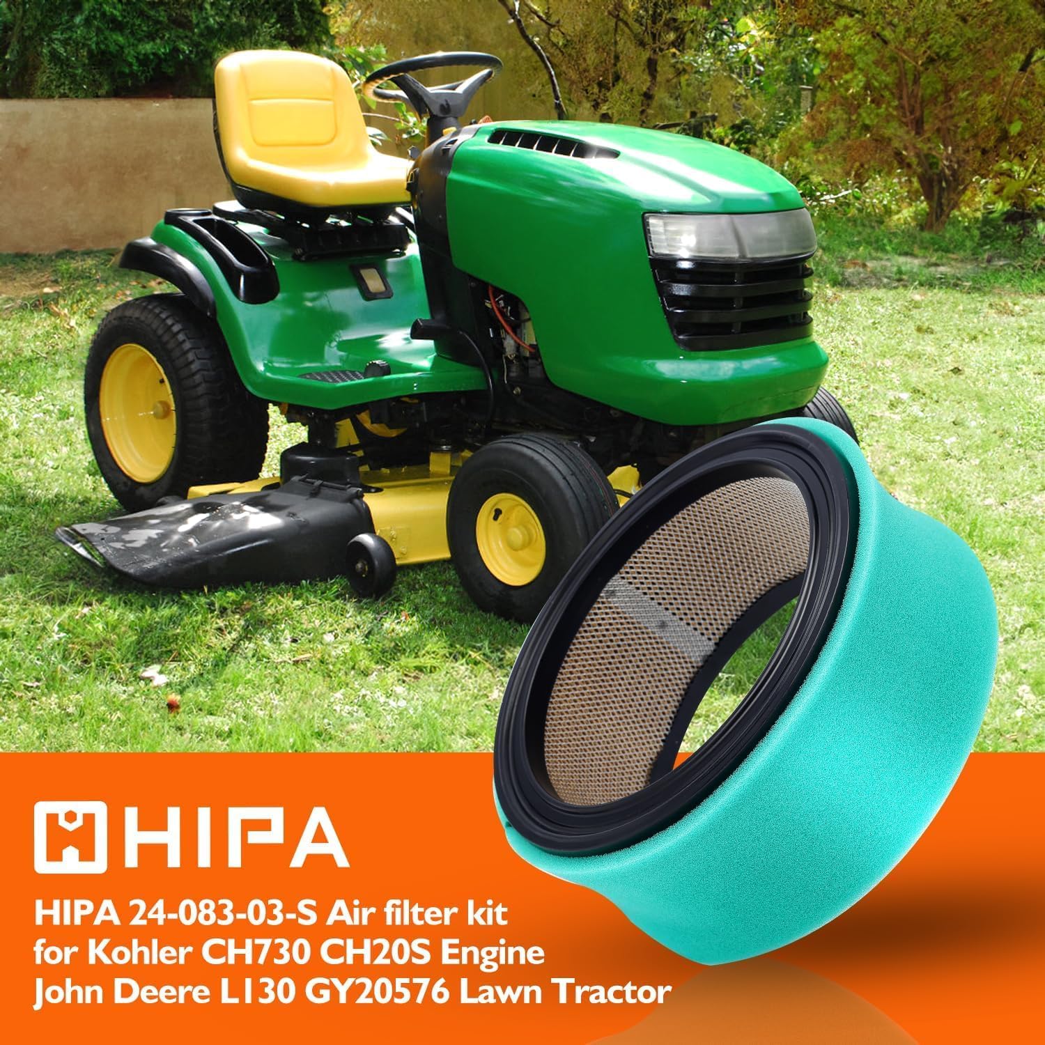 Hipa 24-083-03-S air filter airflow path visualization