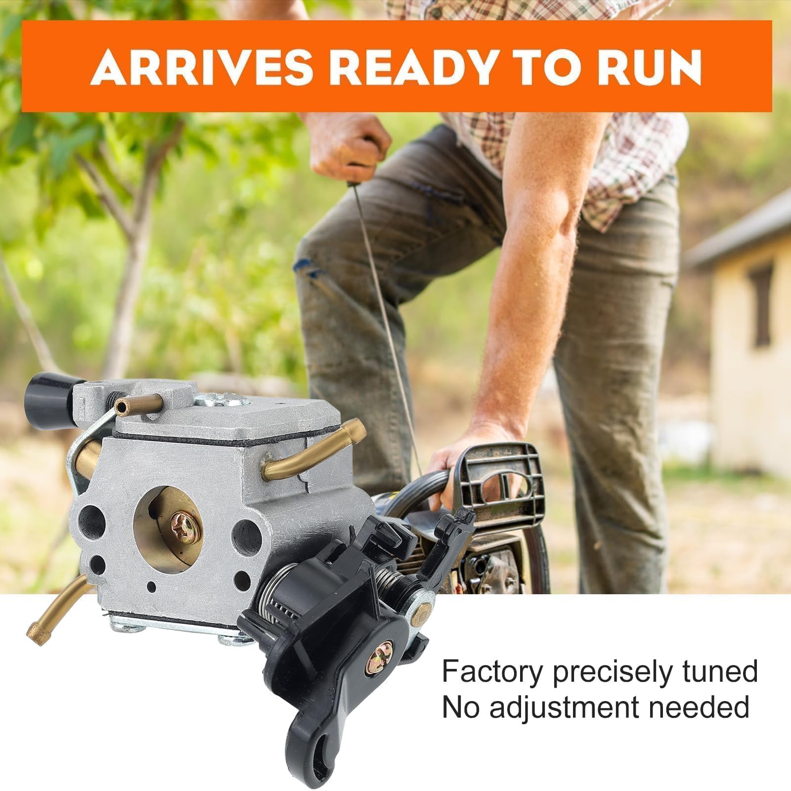 Hipa 2-foot fuel line enables flexible routing during installation.