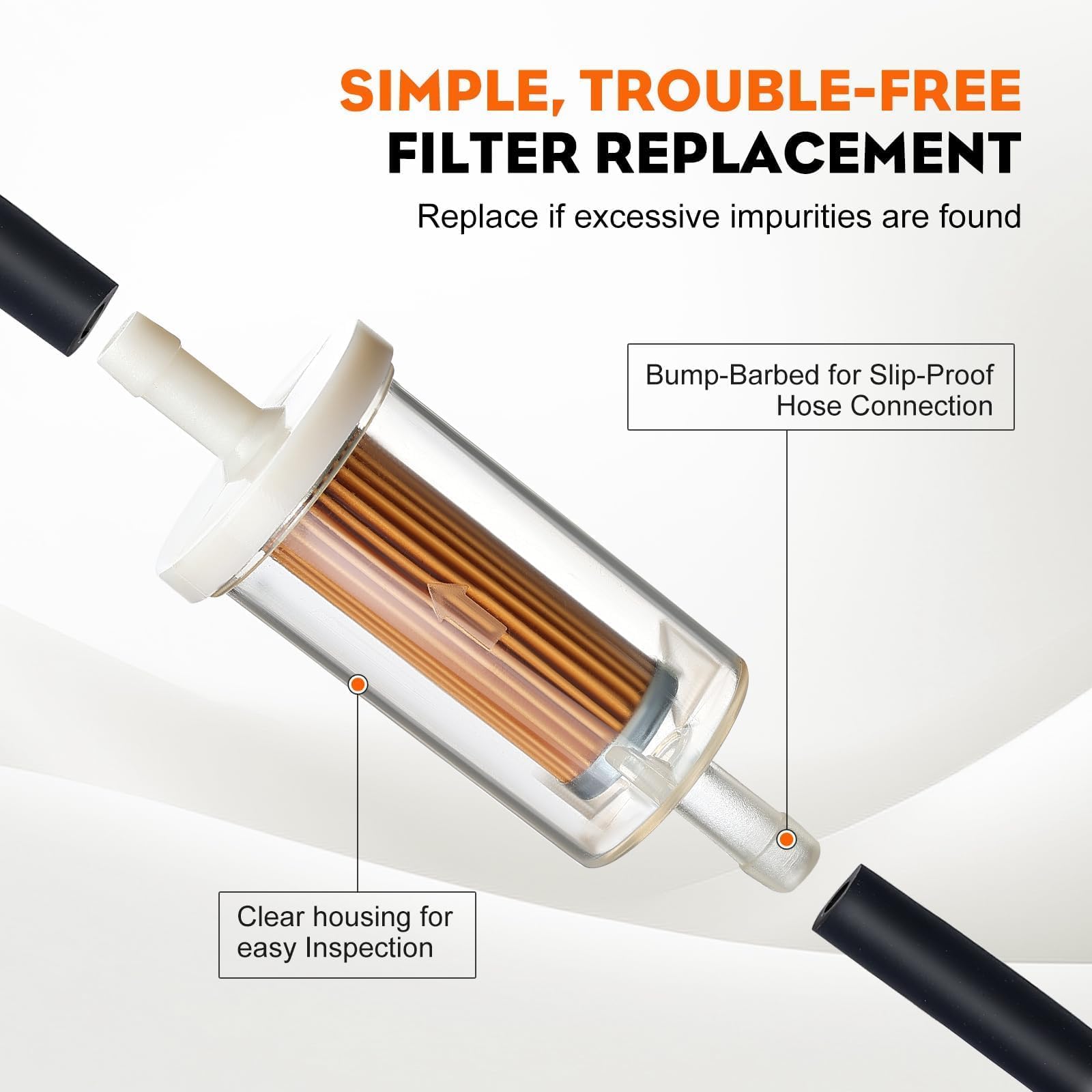 Hipa filter showing 30-micron filtration capability detail.