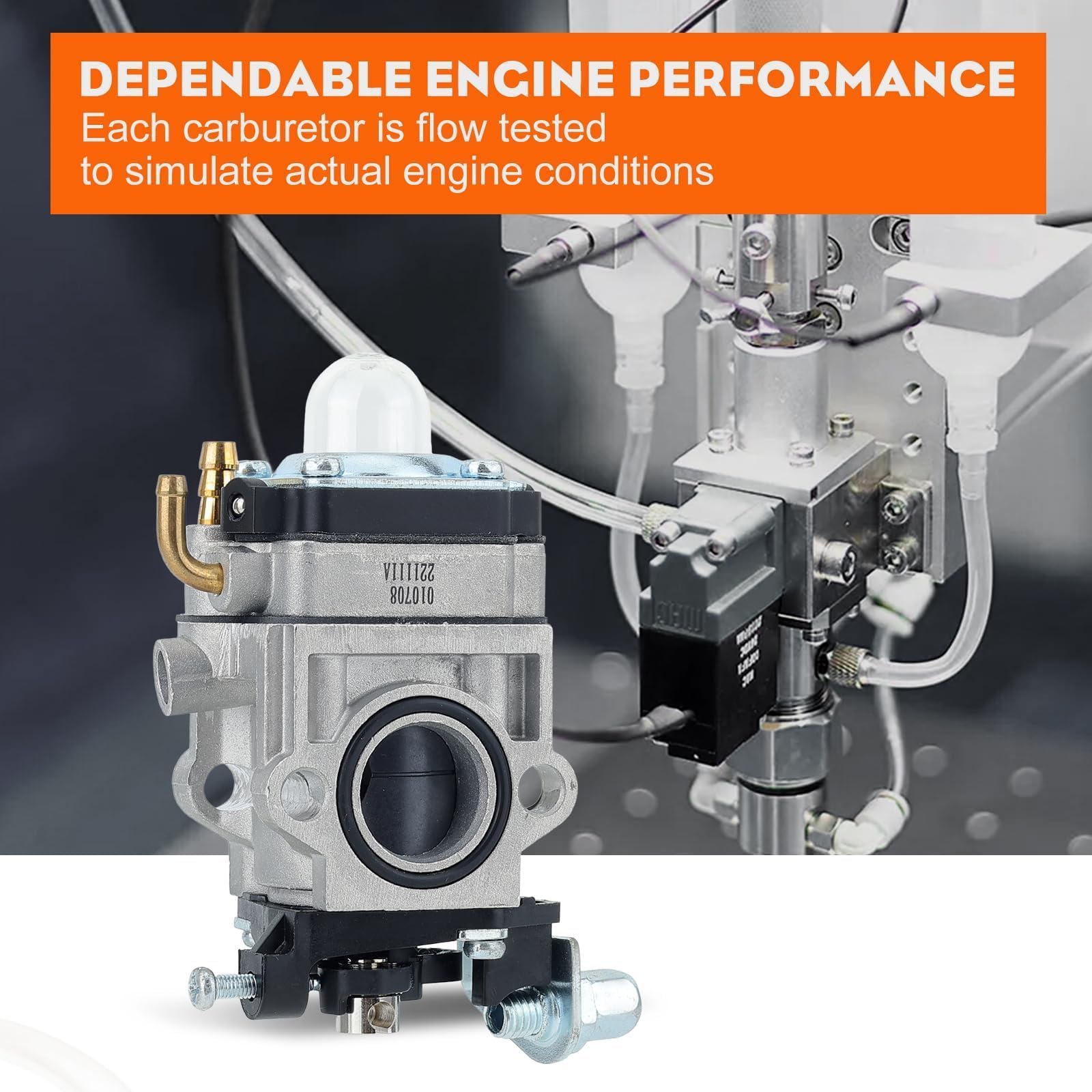 HIPA 300486 carburetor fuel-line for reliable fuel delivery