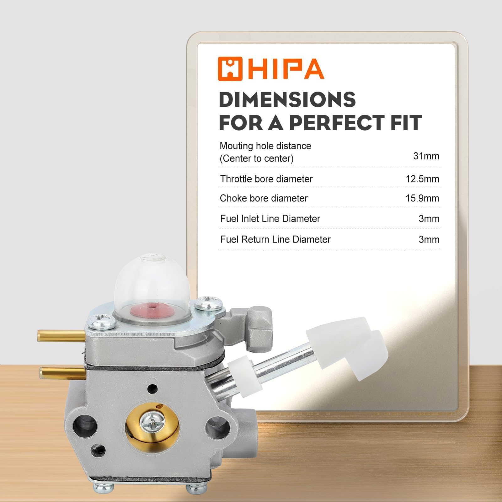 Hipa 308054114 throttle bore size aids compatibility checks