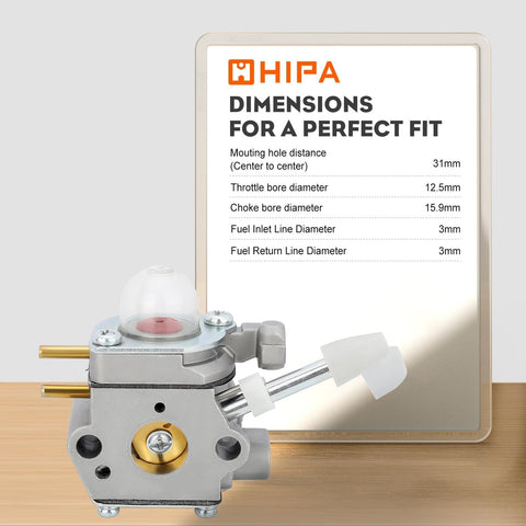 Hipa 308054114 throttle bore size aids compatibility checks