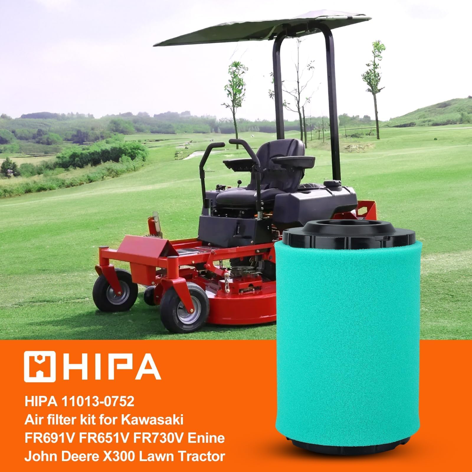 Hipa 32-083-13-S air filter for Kohler KT740 KT745 engines ensures clean intake