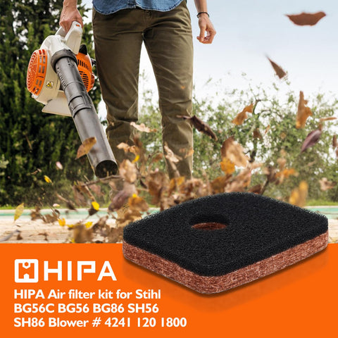 HIPA 4241-120-1800 air filter close-up with clear mesh