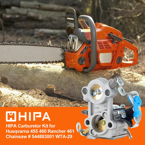 Hipa 455 Rancher carburetor back view highlighting compact, easy-to-fit design.