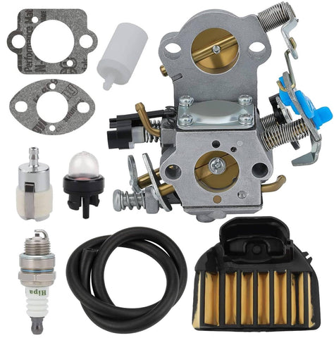 Hipa 455 Rancher carburetor front view for quick installation and reliable starting.