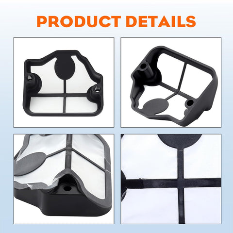 Hipa 530029908 leak-proof seal detail; prevents unfiltered air entry