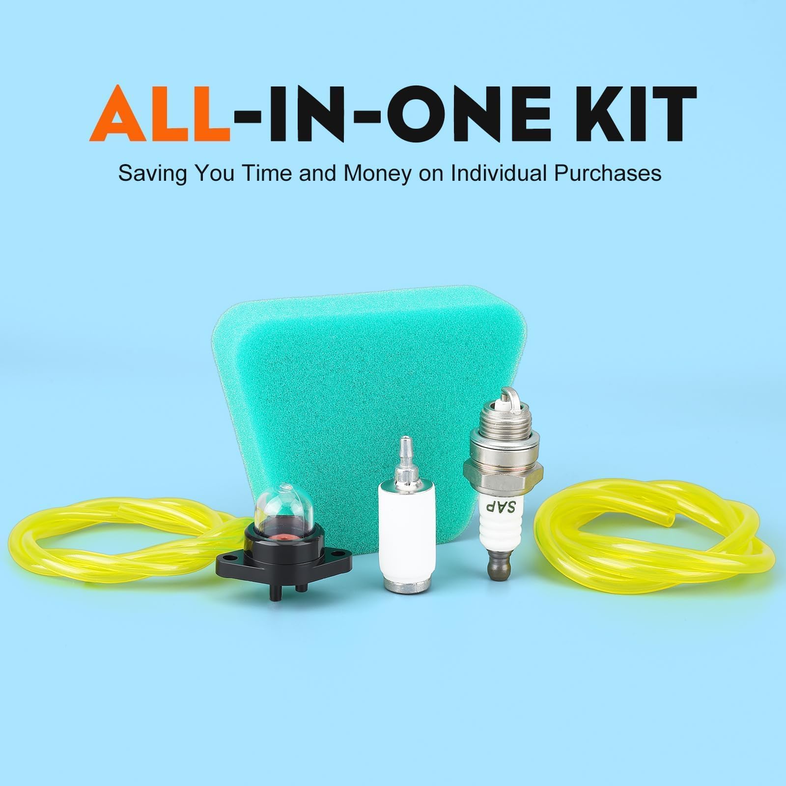 Hipa fuel line kit for Poulan chainsaws enables consistent fuel flow.