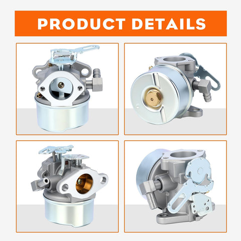 Hipa 632107 carburetor compatible with Craftsman models for quick snow removal.