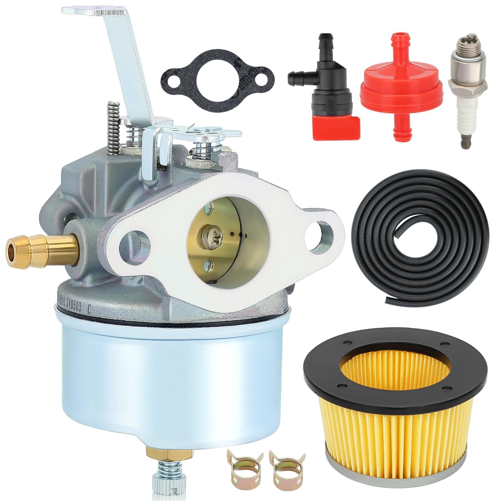 Hipa 632230 carburetor close-up showing durable brass components for reliable power