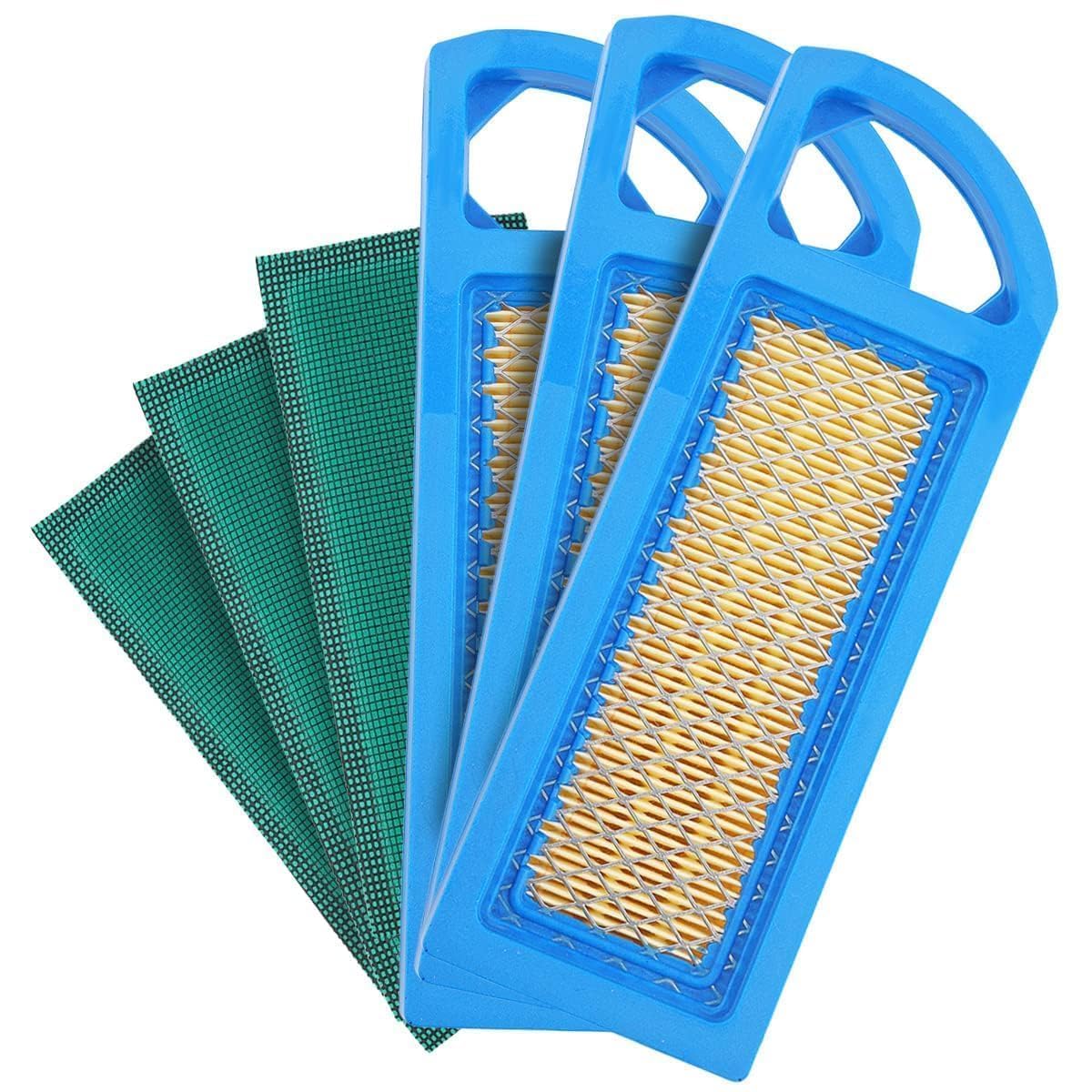 Hipa 698083/697153 air filter triple-pack shown.