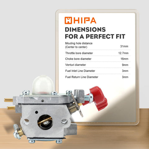 Hipa 753-06288 carburetor packaged for delivery and storage