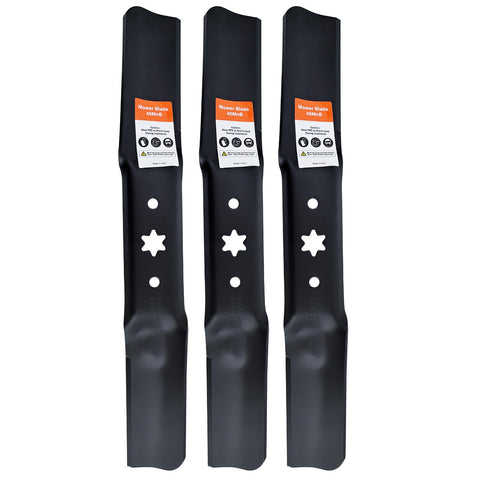 Hipa 942-05056 high lift blade close-up showing sharp edge for strong grass lift.