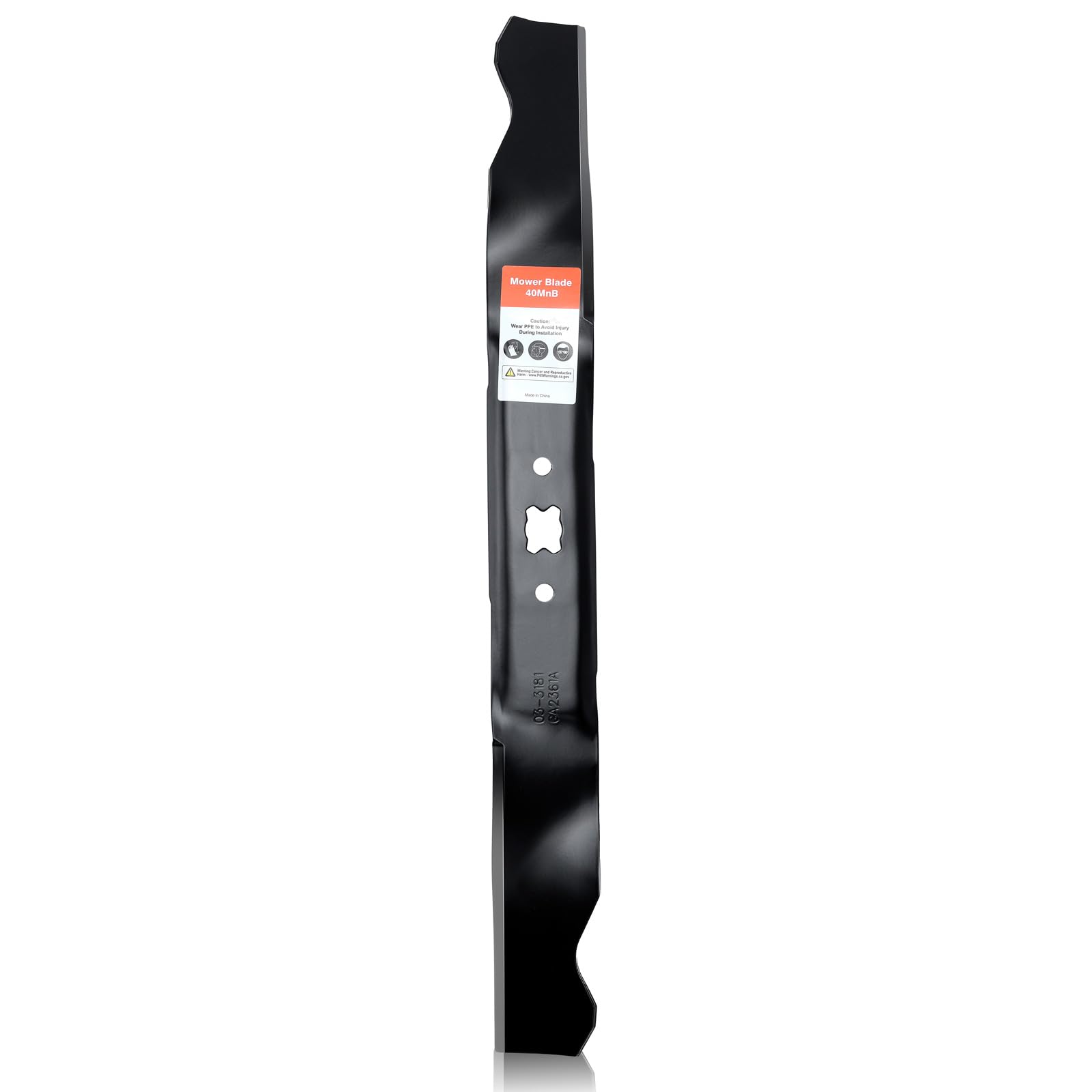 Hipa 942-0741A mulching blade on a 21-inch Troy-Bilt deck improves mulching performance