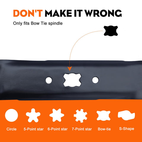 Hipa 942-0741A rust-resistant coating protects blade during mowing