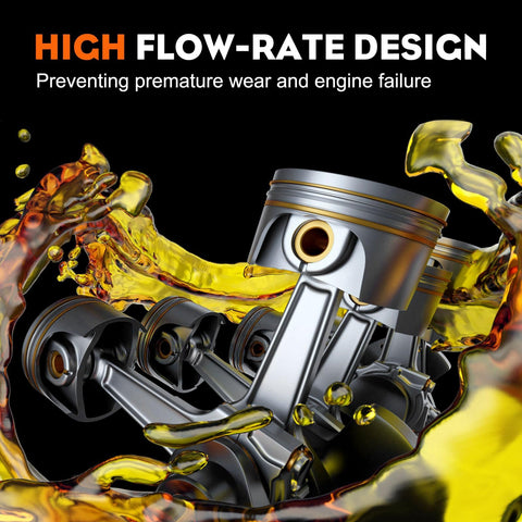 Hipa 951-12690 oil filter installed in mower engine for DIY maintenance