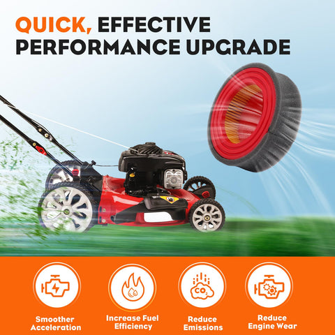 Hipa 951-14628 air filter installed on 140cc/149cc engines improves airflow.
