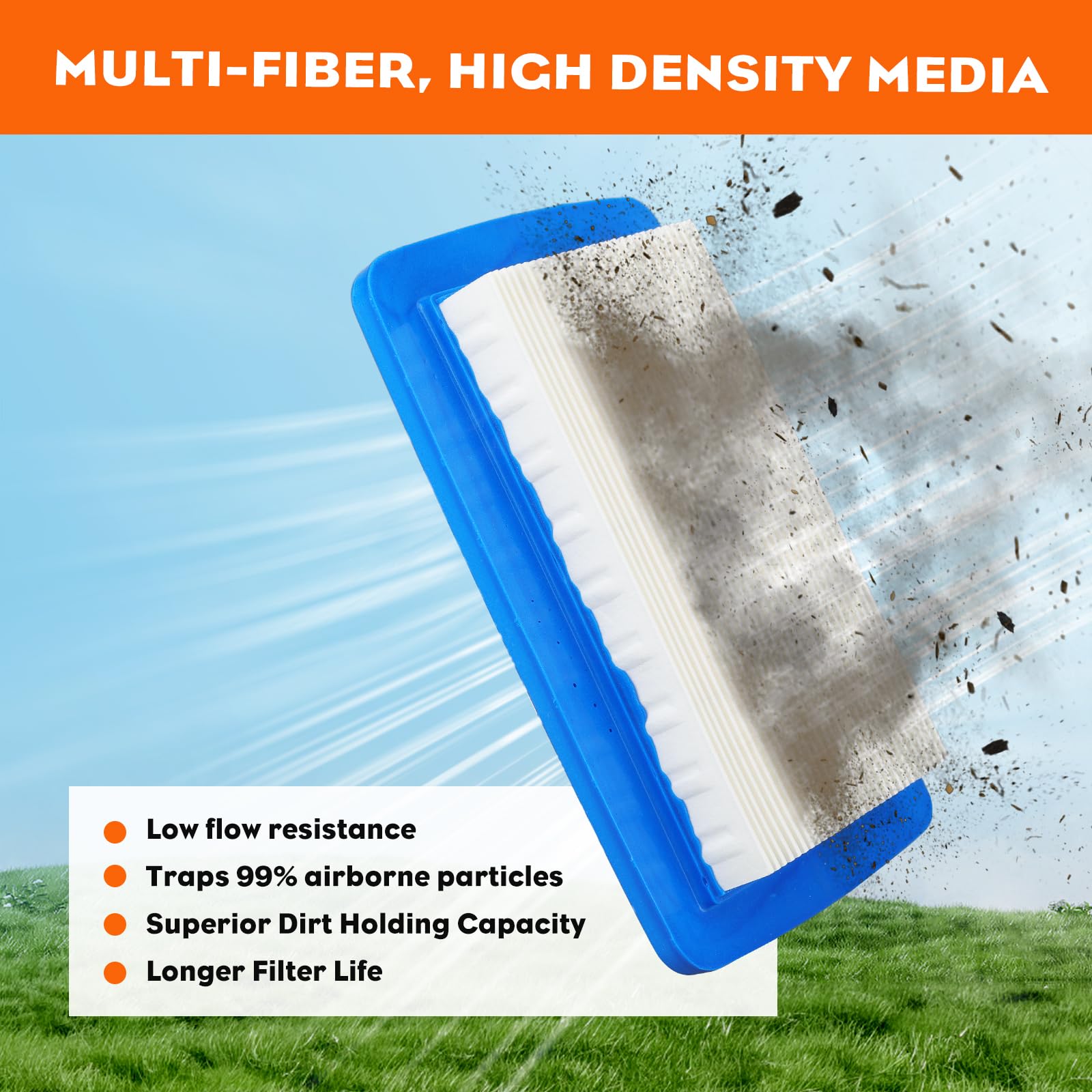 HIPA A226000410 filter for Echo PB-760LNH improves intake.
