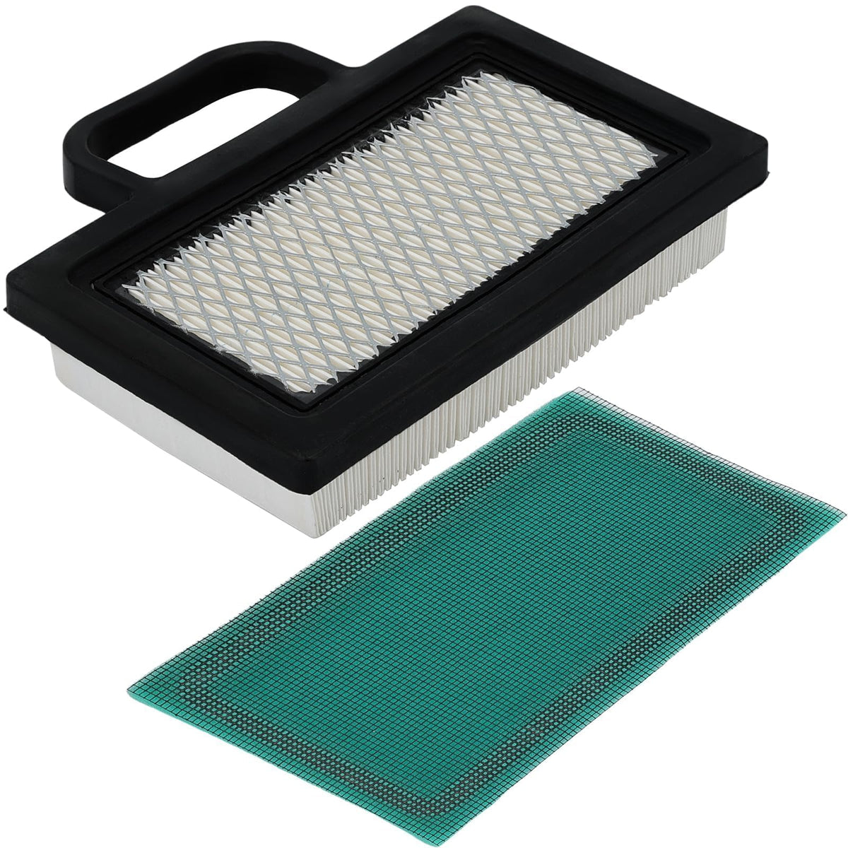 Hipa air filter for 18-26 HP Intek V-twin engines improves airflow and engine protection.