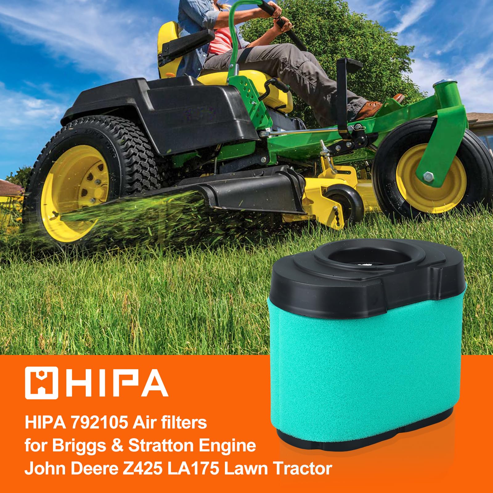 HIPA air filter compatibility with BS 593435 and 593240 improves model coverage.