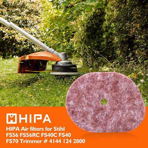 Hipa compatibility image shows FS56RC and FS40 models compatible with this air filter.