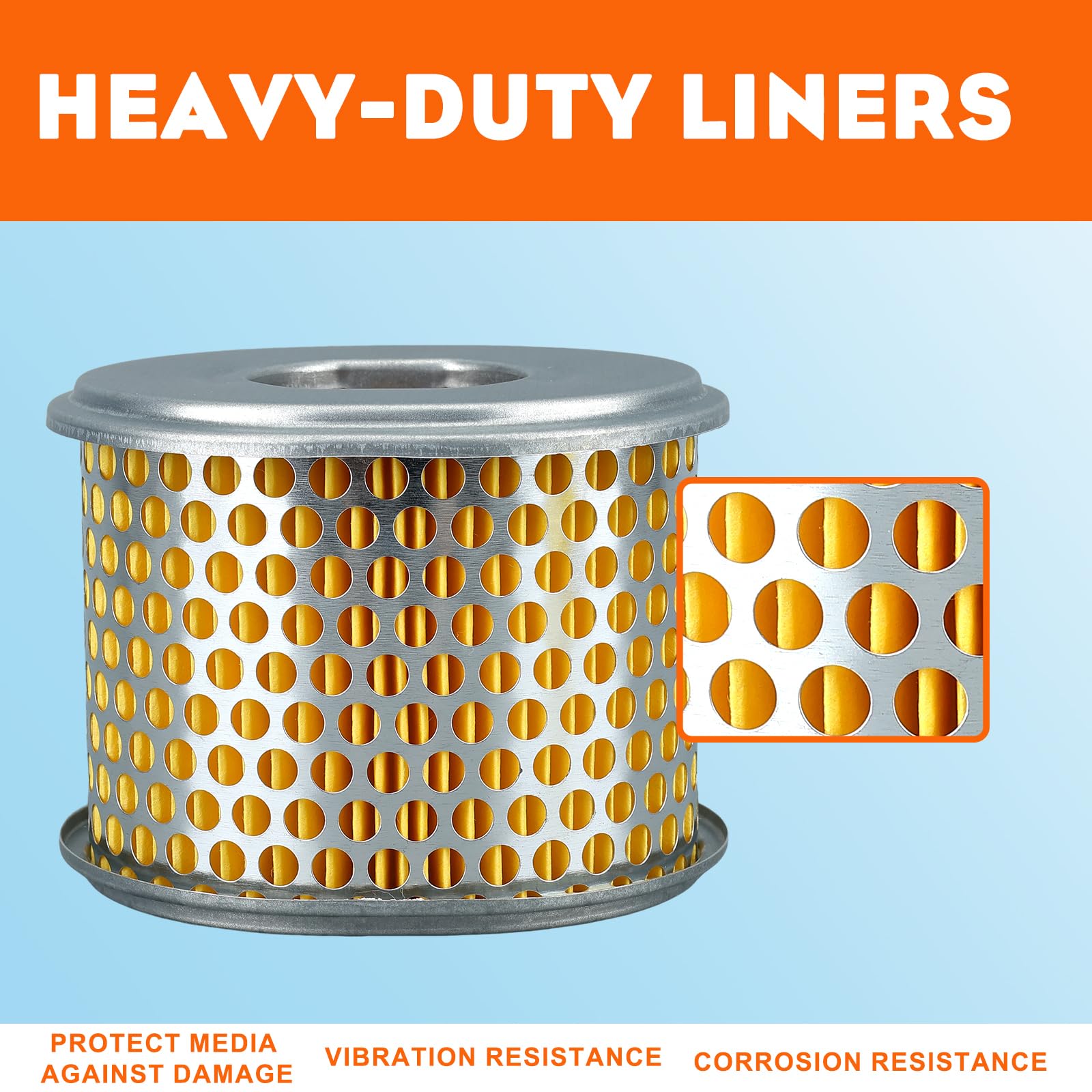 HIPA air filter for WT30 water pumps provides reliable airflow and reduced engine strain.